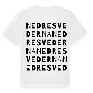 Nedre Svederna ordlek t-shirt – ekologisk bomull t-shirt från Pinshirt