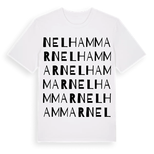 Nelhammar ordlek t-shirt – ekologisk bomull t-shirt från Pinshirt