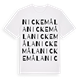 Nickemåla ordlek t-shirt