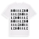 White t-shirt med Nöbble ordlek t-shirt
