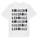 White t-shirt med Nöbble ordlek t-shirt