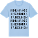 Blue Soul t-shirt med Nora Fågelhem ordlek t-shirt