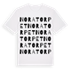 Noratorpet ordlek t-shirt