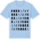 Blue Soul t-shirt med Norra Åby ordlek t-shirt