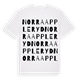 Norra Appleryd ordlek t-shirt