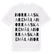 Norra Askaremåla ordlek t-shirt