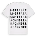 Norra Bäck ordlek t-shirt