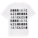 Norra Bäckebo ordlek t-shirt