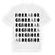 Norra Borg ordlek t-shirt
