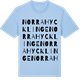 Blue Soul t-shirt med Norra Hycklinge ordlek t-shirt