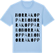 Blue Soul t-shirt med Norra Kopparbo ordlek t-shirt