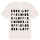 Vintage White t-shirt med Norra Kopparbo ordlek t-shirt