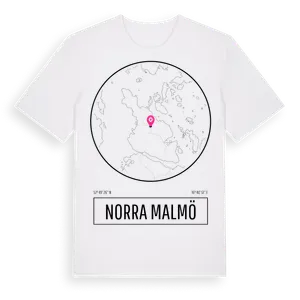 Norra Malmö t-shirt – ekologisk bomull t-shirt från Pinshirt