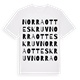 Norra Otteskruv ordlek t-shirt