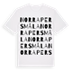 Norra Persmåla ordlek t-shirt