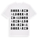 Norra Redal ordlek t-shirt