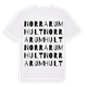 Norra Rumhult ordlek t-shirt
