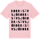 Pink Cotton t-shirt med Norra Sävsjö ordlek t-shirt