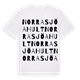 Norra Sjöahult ordlek t-shirt