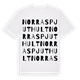 Norra Spjuthult ordlek t-shirt