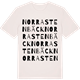 Vintage White t-shirt med Norra Stenbäck ordlek t-shirt