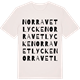 Vintage White t-shirt med Norra Vetlycke ordlek t-shirt