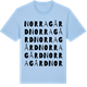 Blue Soul t-shirt med Norragård ordlek t-shirt