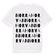 Norrahorvan ordlek t-shirt