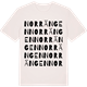 Vintage White t-shirt med Norrängen ordlek t-shirt