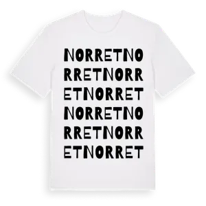 Norret ordlek t-shirt – ekologisk bomull t-shirt från Pinshirt