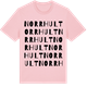 Pink Cotton t-shirt med Norrhult ordlek t-shirt