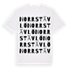 Norrstävlö ordlek t-shirt