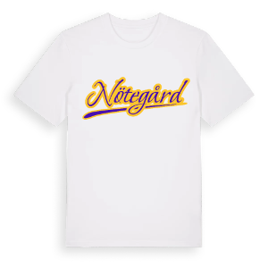 Nötegård baseball t-shirt – ekologisk bomull t-shirt från Pinshirt