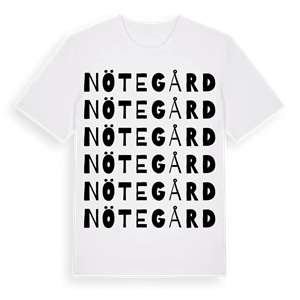 Nötegård ordlek t-shirt – ekologisk bomull t-shirt från Pinshirt
