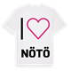 Jag älskar Nötö t-shirt stort tryck