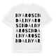 Nya Rosendal ordlek t-shirt