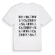 Nya Skärvbäcken ordlek t-shirt