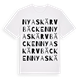 Nya Skärvbäcken ordlek t-shirt