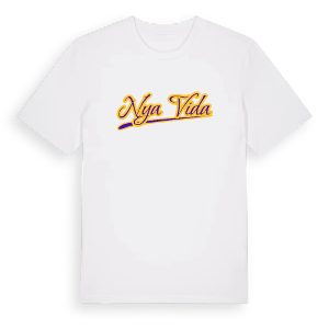 Nya Vida baseball t-shirt – ekologisk bomull t-shirt från Pinshirt