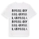 White t-shirt med Nybbla ordlek t-shirt