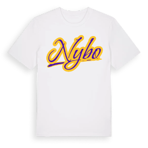 Nybo baseball t-shirt – ekologisk bomull t-shirt från Pinshirt