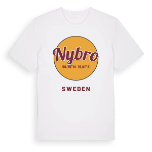 Nybro cirkel t-shirt – ekologisk bomull t-shirt från Pinshirt