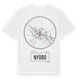 White t-shirt med Nybro t-shirt