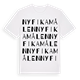 Nyfikamålen ordlek t-shirt