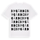 Nygärde ordlek t-shirt