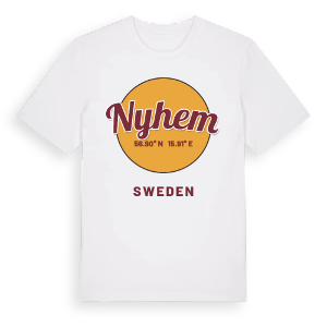 Nyhem cirkel t-shirt – ekologisk bomull t-shirt från Pinshirt