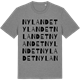 Mid Heather Gray t-shirt med Nylandet ordlek t-shirt