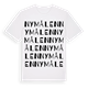Nymålen ordlek t-shirt
