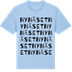 Blue Soul t-shirt med Nynäset ordlek t-shirt