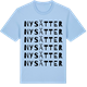 Blue Soul t-shirt med Nysätter ordlek t-shirt